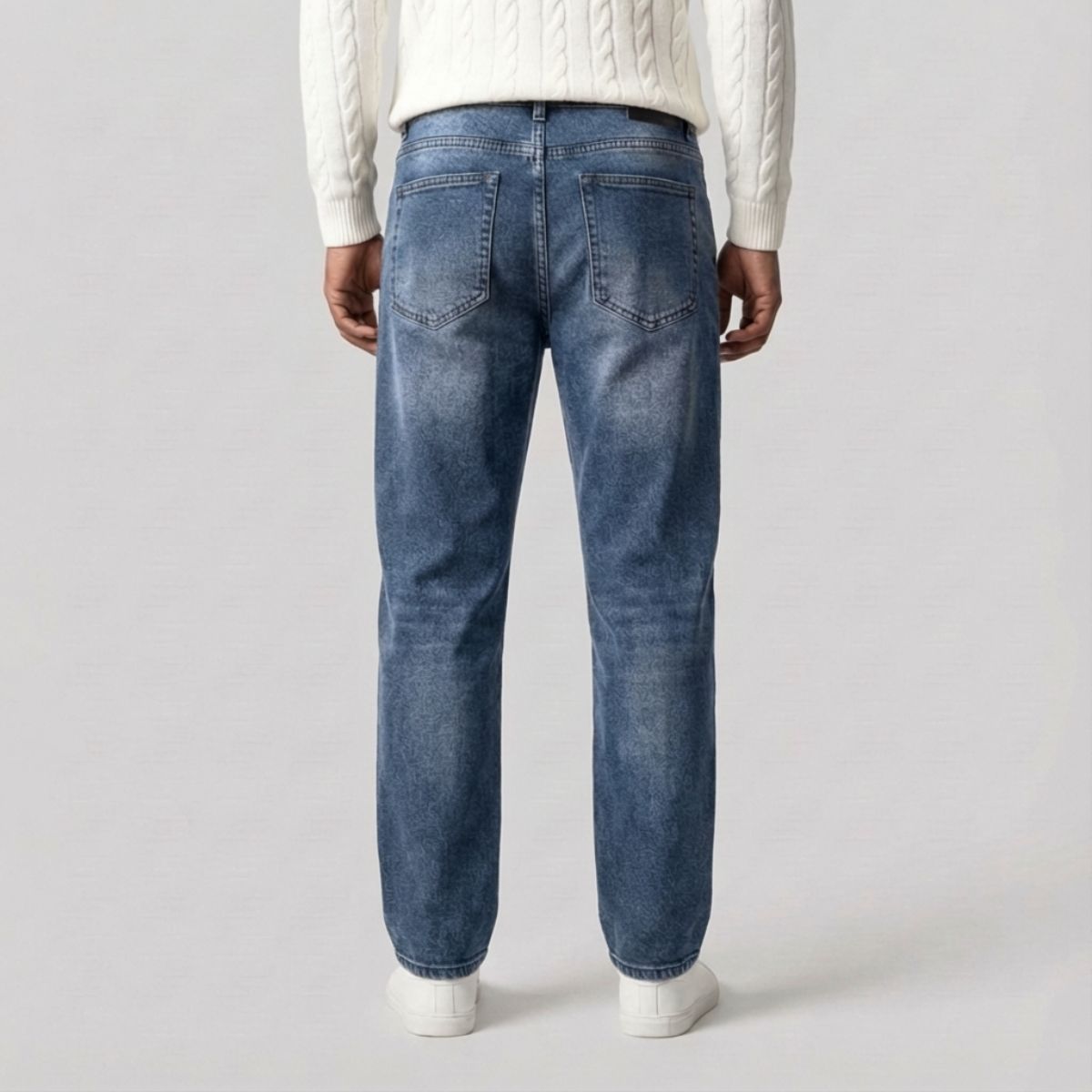 Regular Fit Straight Jeans Donkerblauw