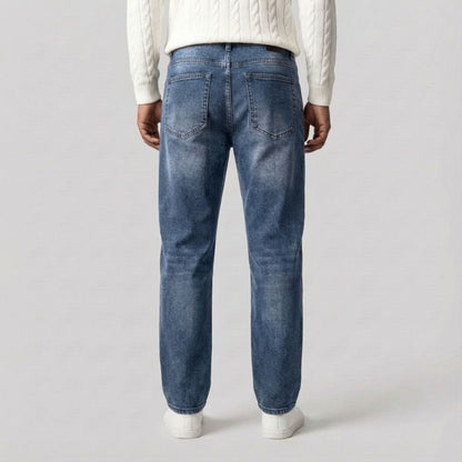 Regular Fit Straight Jeans Donkerblauw