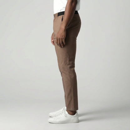 Slim Fit Stretch Chino Lichtbruin