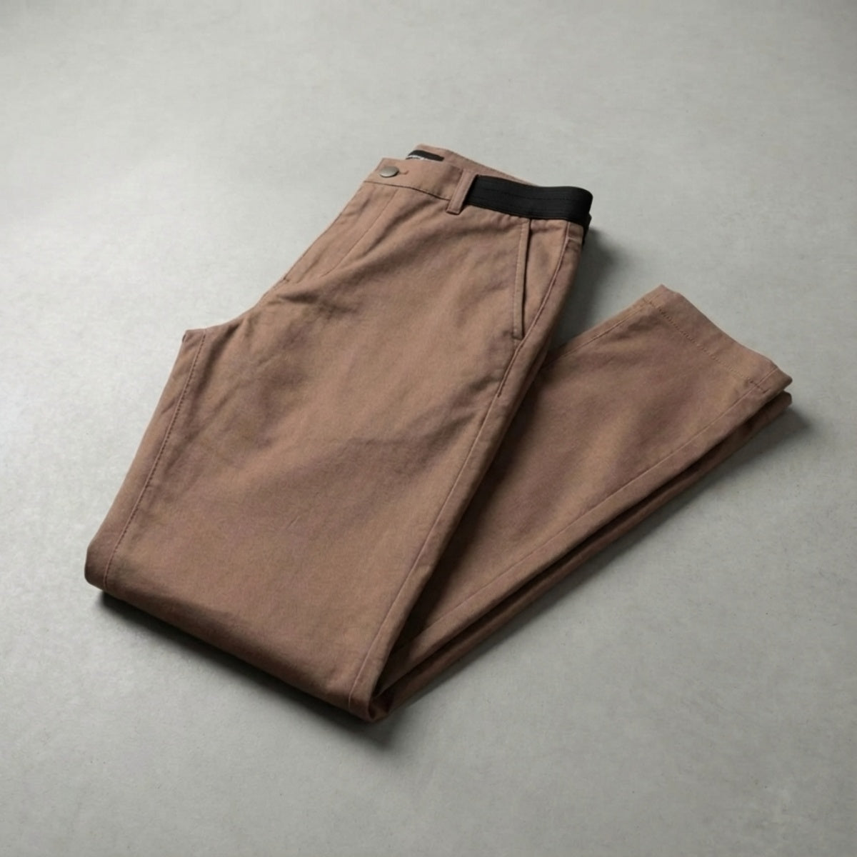 Slim Fit Stretch Chino Lichtbruin