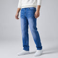 Regular Fit Straight Jeans Blauw