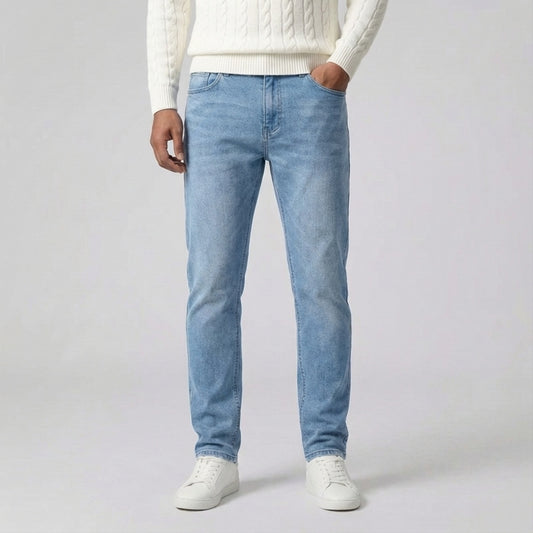 Slim Fit Stretch Jeans Lichtblauw