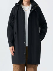 LAMINO | Heren Trench Coat Jas Heren Zavalori Zwart S