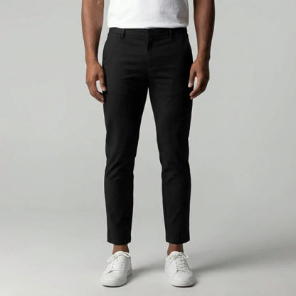 Slim Fit Stretch Chino Zwart