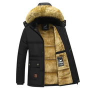 TOMMO - Heren Winterjas Met Warme Voering Men Jackets Zavalori Zwart XXS