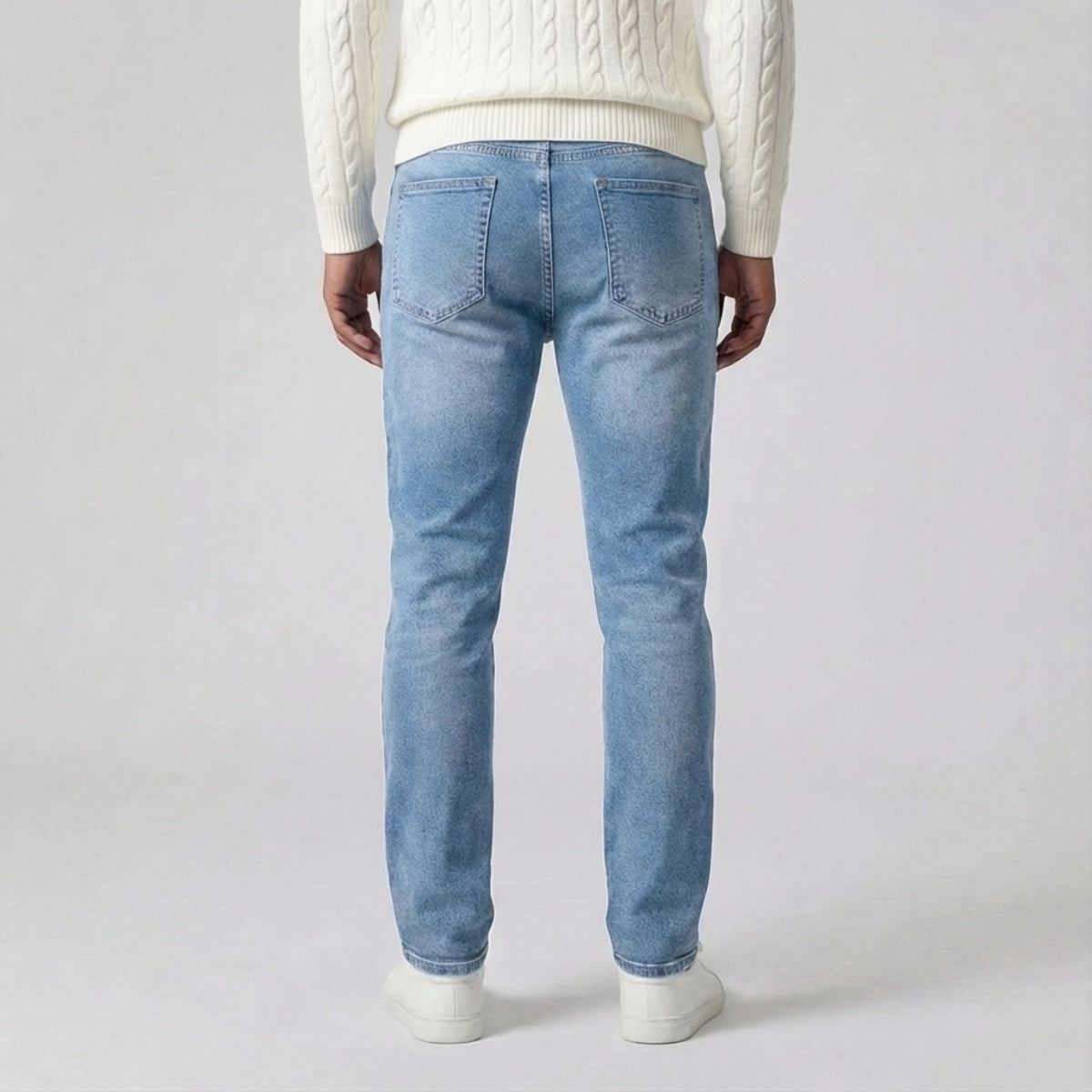 Slim Fit Stretch Jeans Lichtblauw