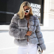 BEAU - Dames Faux Fur Jas Femme Vestes Zavalori