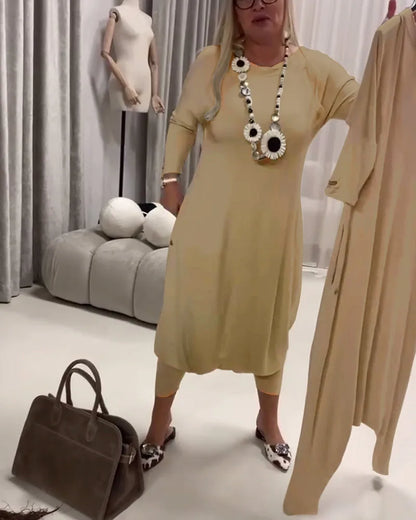 Midi Jumpsuit met Lange Mouwen