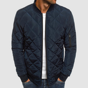ZAVA - Herenjas met Revers Puffer Jackets Zavalori Donkerblauw S