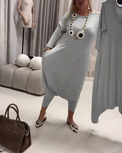 Midi Jumpsuit met Lange Mouwen