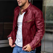 Herenjas met Lange Mouwen en Rits | Bikerjack Men Jackets Zavalori Rood S