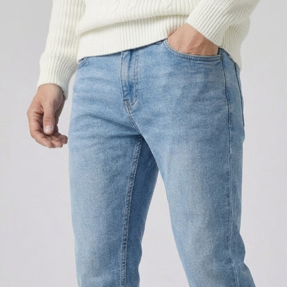 Slim Fit Stretch Jeans Lichtblauw