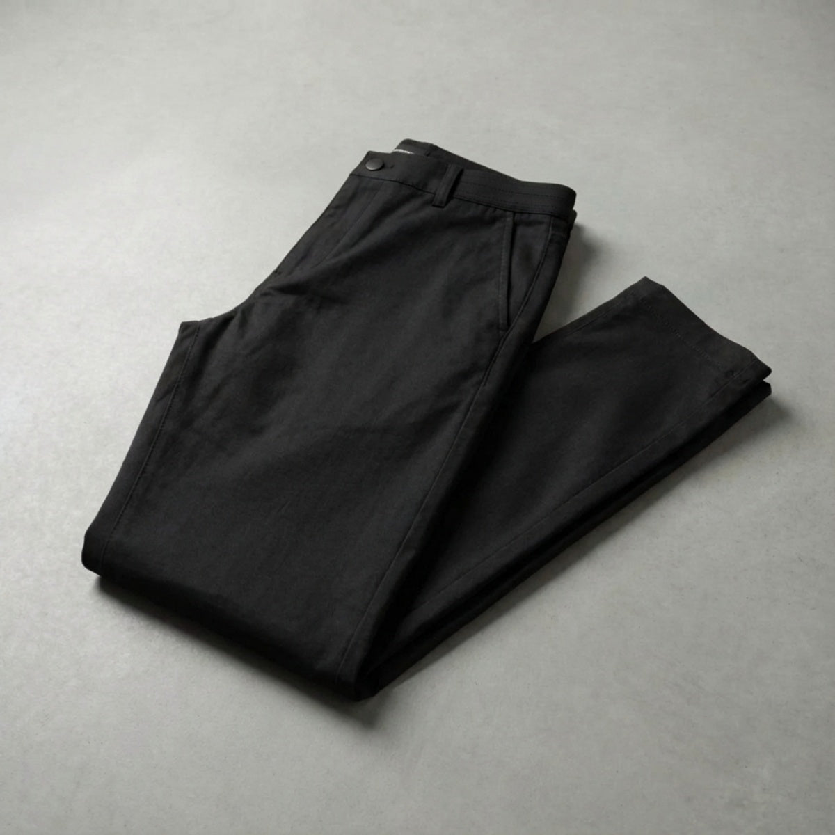 Slim Fit Stretch Chino Zwart