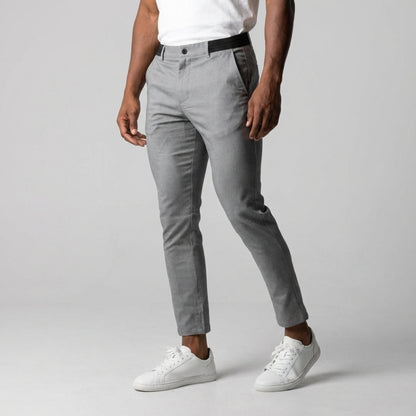 Slim Fit Stretch Chino Lichtgrijs