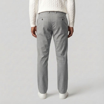 Regular Fit Straight Chino Lichtgrijs