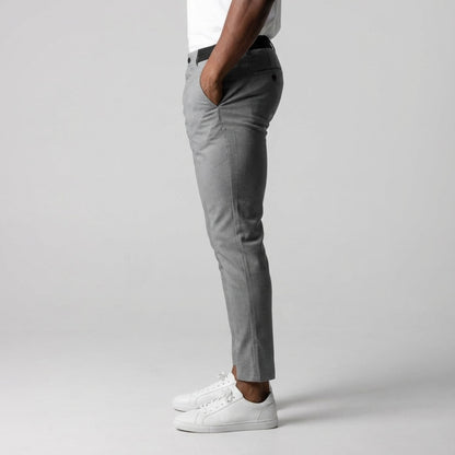 Slim Fit Stretch Chino Lichtgrijs