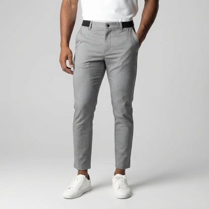 Slim Fit Stretch Chino Lichtgrijs