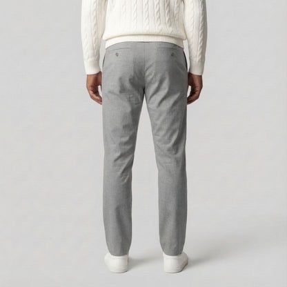 Regular Fit Straight Chino Lichtgrijs