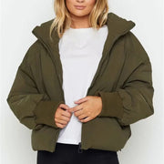 LEVA - Dames Cropped Puffer Winterjas Women's Jacket Zavalori