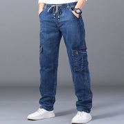 LooseFit Denim Broek | Heren Men Pants Zavalori Blauw S