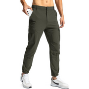 Active Cargo Jogger | Slim Fit | Functioneel ontwerp Men Trousers Zavalori Donkergroen XS