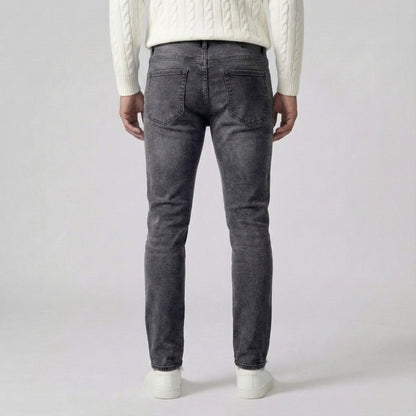 Slim Fit Stretch Jeans Antraciet
