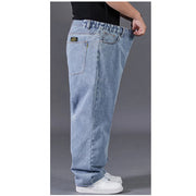 Vintage-Stijl Wijde Denim Broek | Urban Streetwear Men Jeans Zavalori