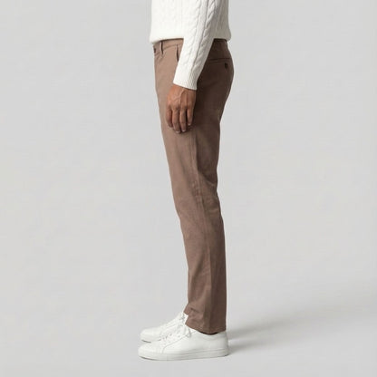 Regular Fit Straight Chino Lichtbruin