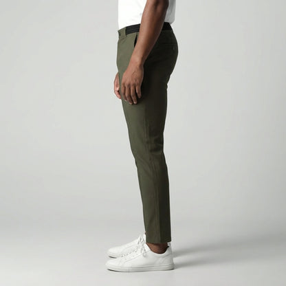 Slim Fit Stretch Chino Groen