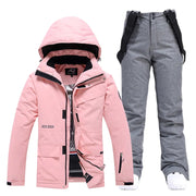 FAYE – Dames Skipak ski pak Zavalori Roze / Grijs s