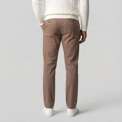 Regular Fit Straight Chino Lichtbruin
