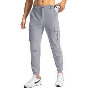 Active Cargo Jogger | Slim Fit | Functioneel ontwerp Men Trousers Zavalori Lichtgrijs XS