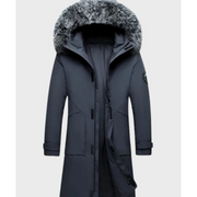Herens Winter Parka Jas met Capuchon | Extra Warm Men Jackets Zavalori Grijs M