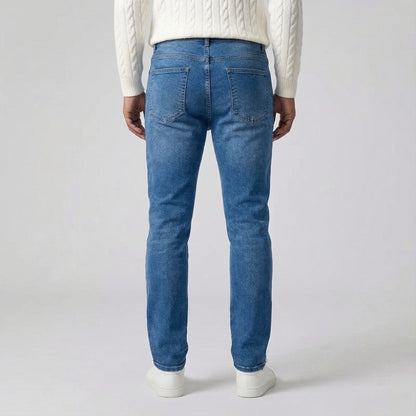 Slim Fit Stretch Jeans Blauw