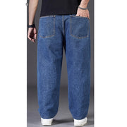 Vintage-Stijl Wijde Denim Broek | Urban Streetwear Men Jeans Zavalori