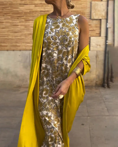 Maxi Two-Piece Set met Bloemenprint