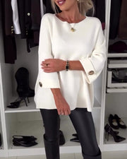 YARA - Stijlvolle Gebreide Blouse Dames Women's Top Zavalori