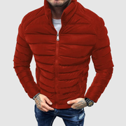 TOM - Heren Gevoerde Winterjas | Slim fit Men Jackets Zavalori Rood S