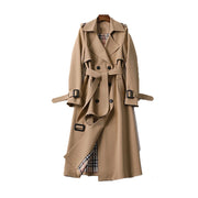TESSA - Lange Trenchcoat Met Riem Women's Coat Zavalori Beige 6 (XS)