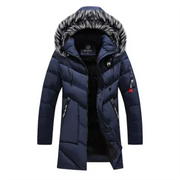 OLIVIER | Heren Winter Parka Jas Met Capuchon Men Jackets Zavalori Blauw XS
