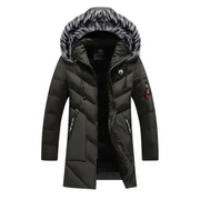 OLIVIER | Heren Winter Parka Jas Met Capuchon Men Jackets Zavalori Groen XS