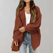JULIE | Casual Dames Vest Women Sweater Zavalori Koffie S