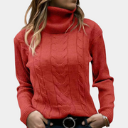 MASON - Warme Dames Coltrui Women's Sweater Zavalori Rood 6 (XS)