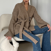 SELINA | Damesjas met riem Women Winter Cardigan Zavalori