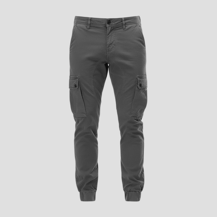 Cargo jogger trousers met elastische tailleband en zijzakken