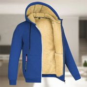 ZESTOX | Heren Lange Mouwen Warm Vest met Rits Men Jackets Zavalori Blauw S