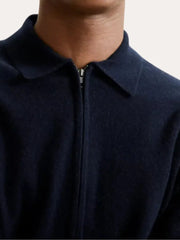 ZAVO – Marine Blauw Vest | Knitted vest Zavalori