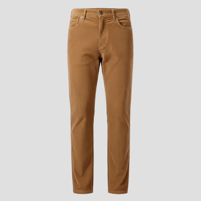 Corduroy broek met meerdere zakken en reguliere pasvorm