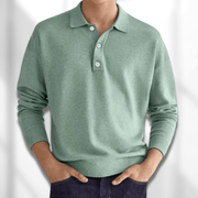 LEON - Heren Polo Trui pullover polo Zavalori Lichtgroen M