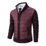 ZAVO | Moderne Heren Winterjas met Gewatteerd Design Jacket Zavalori Rood XS